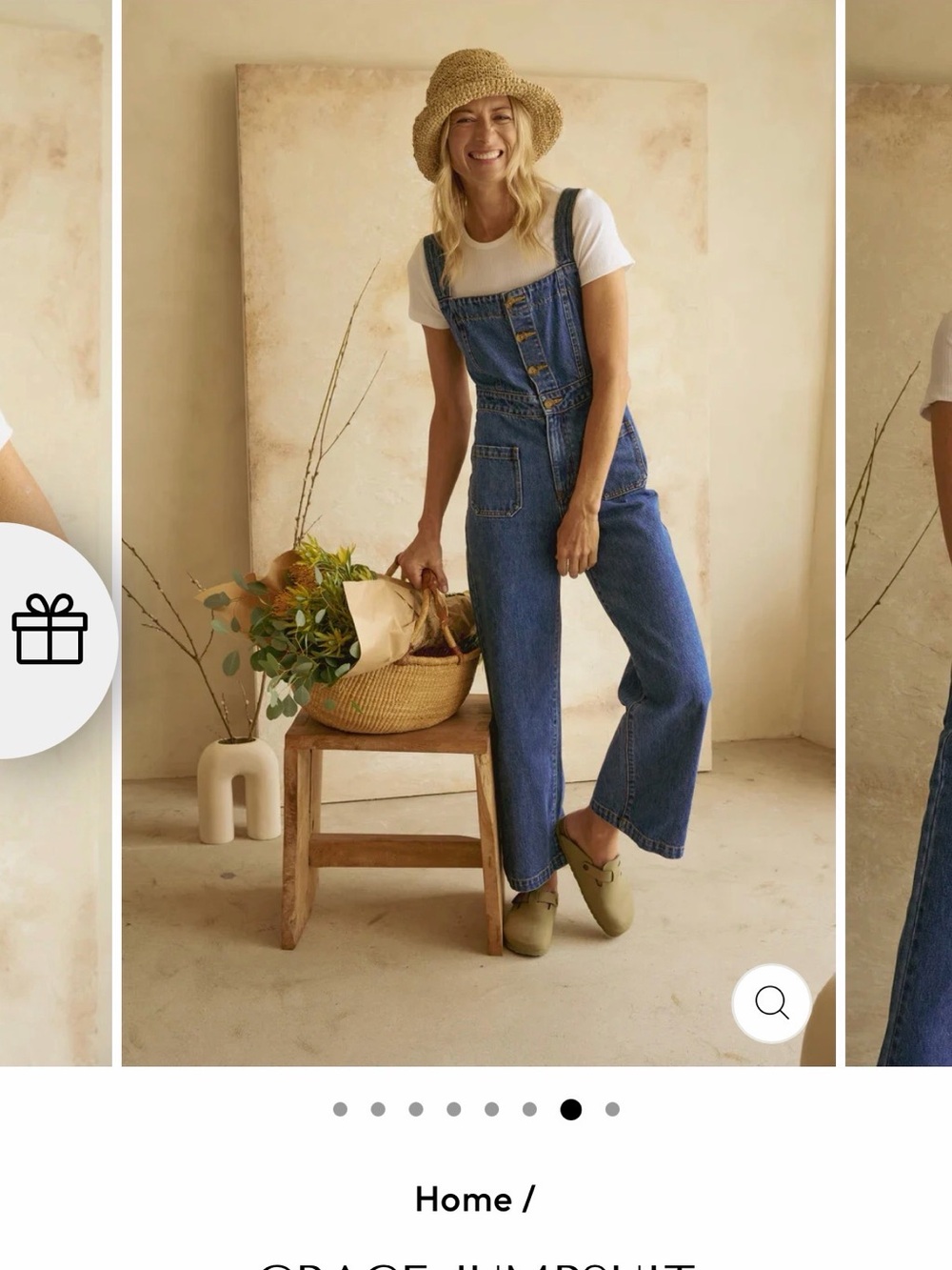Whimsy + Row Blue Denim Women's Overalls